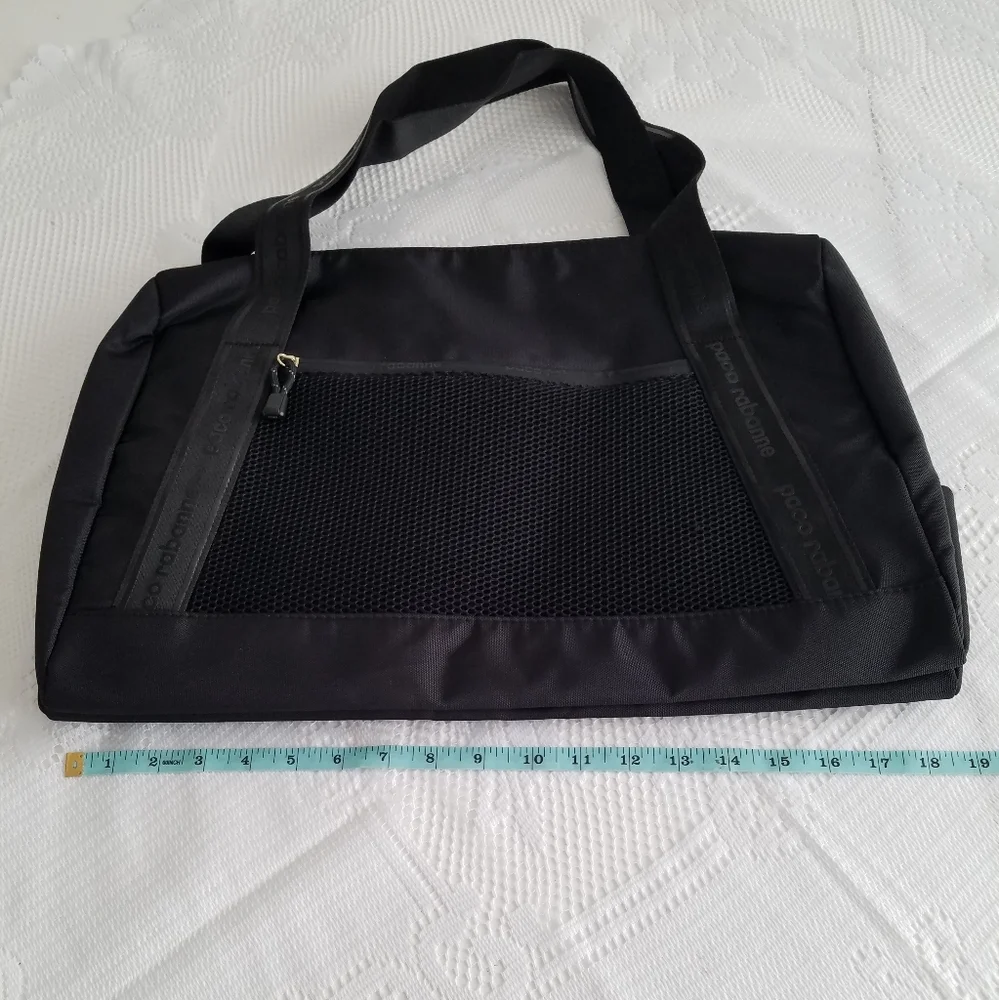 New Paco Rabanne Million Weekend Duffle Bag Black